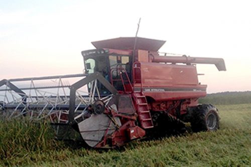 Battle River Wild Rice Harvestor